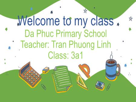 Bài giảng Tiếng Anh 3 (Global Success) - Unit 8, Period 1: My school things (Lesson 1) - Trần Phương Linh