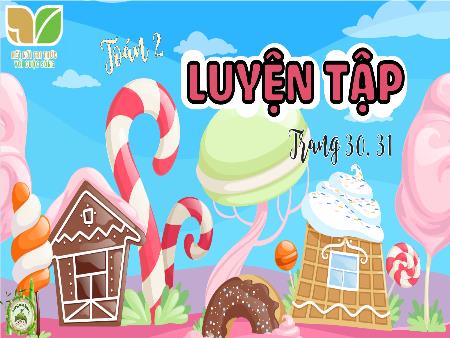 Bài giảng Toán 2 (Kết nối tri thức) - Bài: Luyện tập (Trang 30+31)